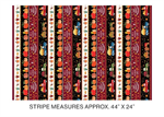 Benartex - Hayrides & Happiness - Autumn Stripe, Multi