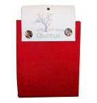 Wool Chubbys - Christmas Red Heather, 16^ Square