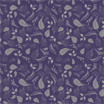 Wilmington Prints - Purple Haze - Leaf Toss, Purple