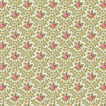 Andover - French Mill - Wallpaper Roses, White
