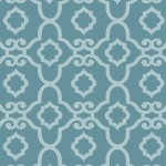 Blank Quilting - Blossom Vine - Design, Blue