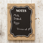 BOX SIGN - NOTES CHALKBOARD
