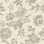 Andover - Vintage - Large Floral, Gray