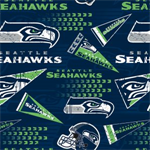Fabric Traditions - NFL - Seattle Seahawks - Banners, Navy