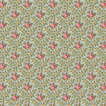 Andover - French Mill - Wallpaper Roses, Gray