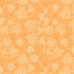 Studio E - Pumpkin Spice - Textured Leaves, Orange