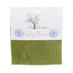 Wooly Charms - Moss - 5^ Squares