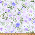 Hoffman California - Fancy Flutter - Rose Toss, Lilac