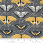 Moda - Through The Woods - Butterfly Prisms, Charcoal
