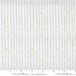 Moda - Little Ducklings - Broken Star Stripe, White