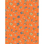 Wilmington Prints - Fall Frolic - Small Floral, Orange
