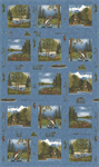 Moda - Lake Views - 24^ Panel of 15 Scenic Blocks, Sky Blue