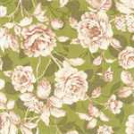 Fabri-Quilt - Belle Of The South - Floral, Green