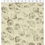Clothworks - Sea Cottage - Shells, Khaki