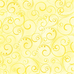 Benartex - Kanvas - 108^ Swirling Splendor, Yellow
