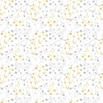 Hoffman California - Sparkle and Fade - Flower Stems, Silver/Gold/White