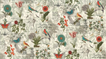 Moda - Rendezvous - Botanical Collage, Porcelain