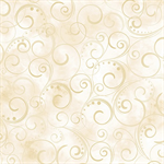 Benartex - Kanvas - 108^ Swirling Splendor, Cream