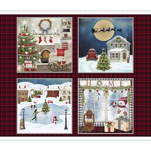 3 Wishes - A Christmas To Remember - 36' Village Panel, Multi