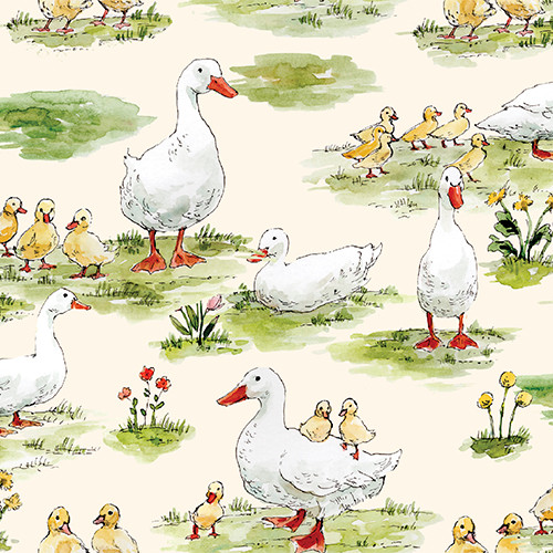 3 Wishes - Cottontail Farm - Duck Duck Goose, Yellow