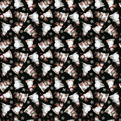 3 Wishes - Frosty Hollow - Frosty Snowman Toss, Black