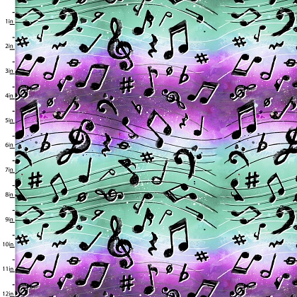 3 Wishes - Rhythm Hues - Music Notes Digital, Multi