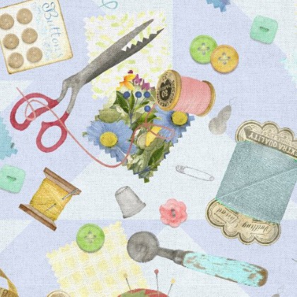 3 Wishes - Shop Hopping  - Notions, Blue