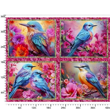 3 Wishes - Spring Into Beauty - 36' Pillow Panel, Multi