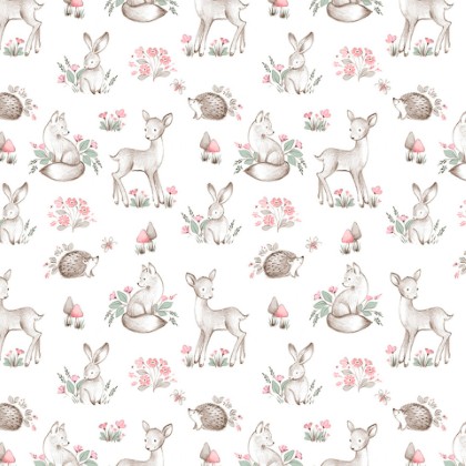 3 Wishes - Sweet Woodland - Woodland Cuddle Crew, White