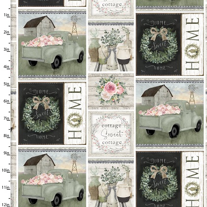 3 Wishes - White Cottage Farm - Farmhouse Patch, Multi