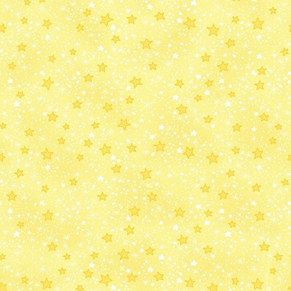 A.E. Nathan - Comfy Flannel Prints - Multi Stars Tonal, Yellow