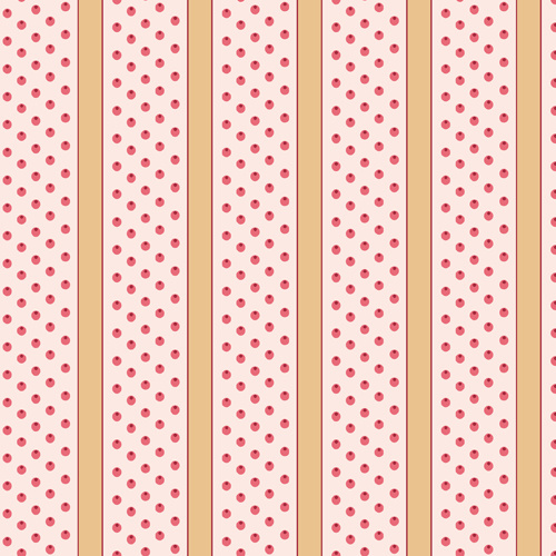 Andover - Chateau Chambray - Stripes/Dots, Pink