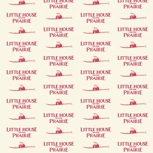 Andover - Little House On The Prairie - Cabins & Logo, Red