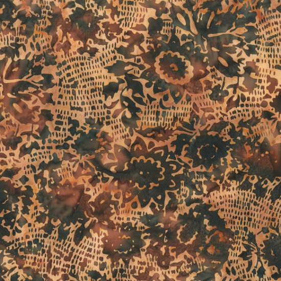 Anthology - Autumn Gray Batiks - Shashiko, Sienna