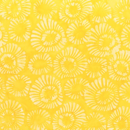 Anthology - Batiks 2022 - Mums, Lemon