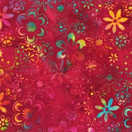 Anthology - Jewel Batiks - Flowers, Jewel