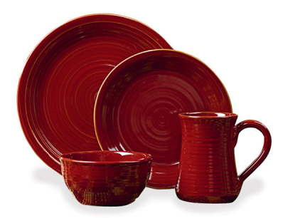 Aspen Red Dinner Plate
