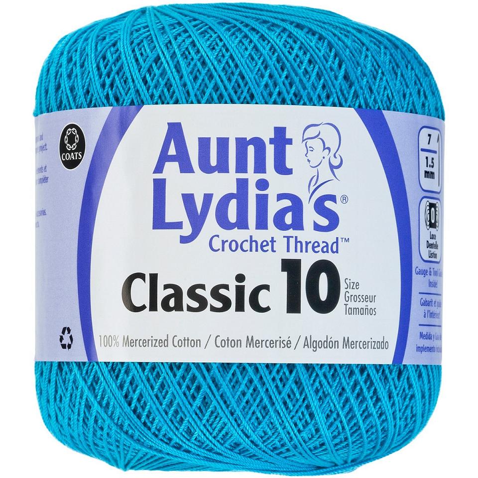 Aunt Lydia's Classic Crochet Thread - Size 10 - 350 yds; Parakeet