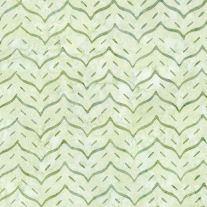 Benartex - Batiks - Bali Lakeshore - Chevron Wave, Sage