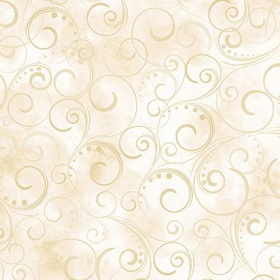Benartex - Kanvas - 108' Swirling Splendor, Cream