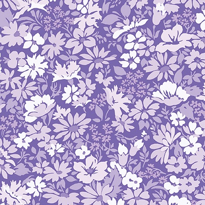 Benartex - Porch Swing - Petal Pushers, Lavender