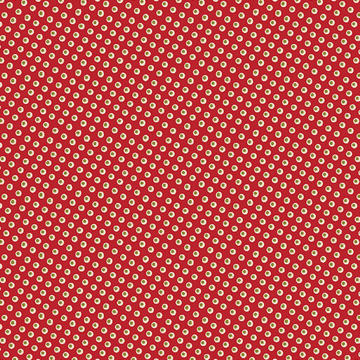 Benartex - White Christmas - Pebbles, Red