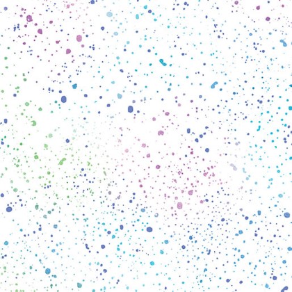 Benartex Traditions - On Dragonfly Wings - Spatter Multi, White