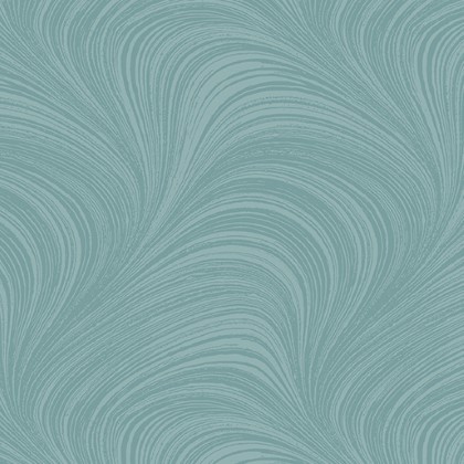 Benartex Traditions - Wave Texture Pearlescent, Teal