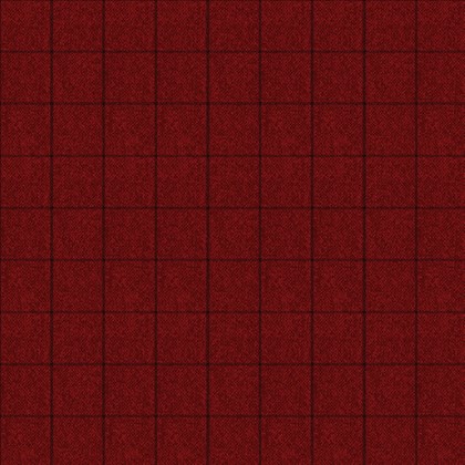 Benartex Traditions - Winter Forest - Tweed Window Pane, Dark Red