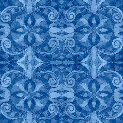 Blank Quilting - 108' Baroque, Blue