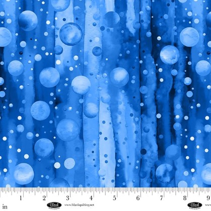 Blank Quilting - 108' Bubble Pops - Texture, Blue