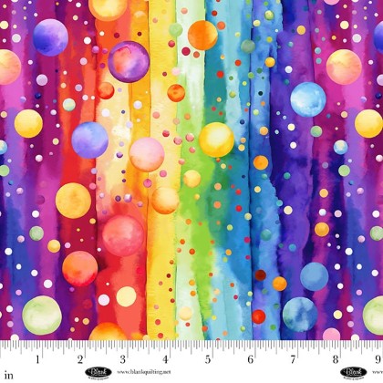 Blank Quilting - 108' Bubble Pops - Texture, Multi