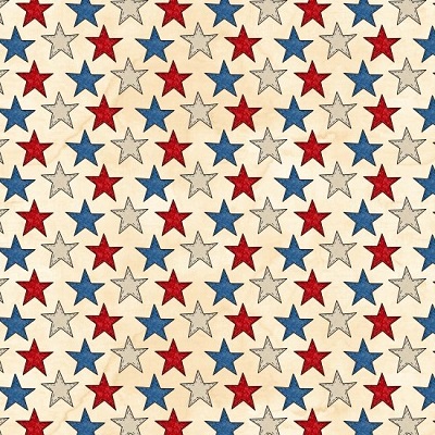 Blank Quilting - American Honor - Stars, Ivory