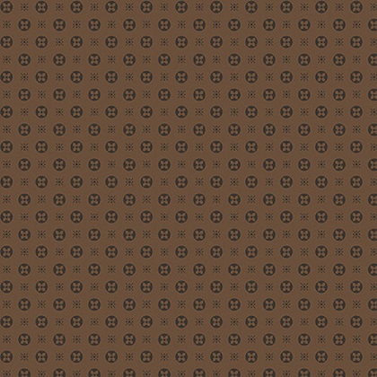 Blank Quilting - Ashton Collection - Circle Clover, Cocoa